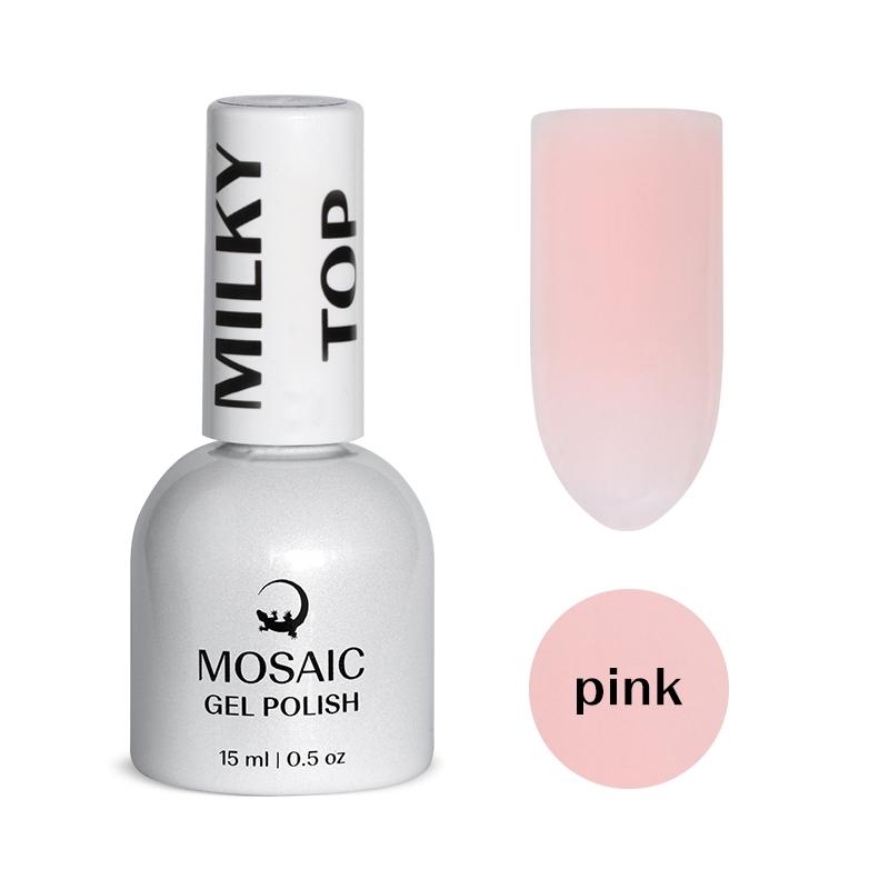 Top Milky Pink - Rosa Lattiginoso